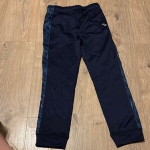 Navy Kids Athletic Jogger Pants